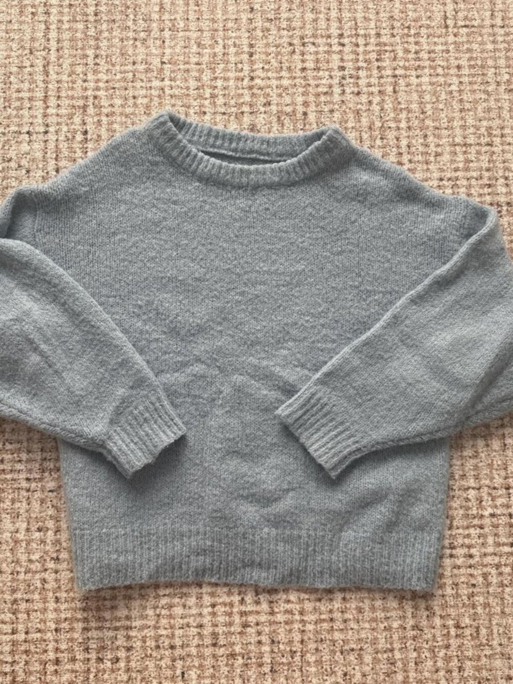 Grey baby blue sweater Size M